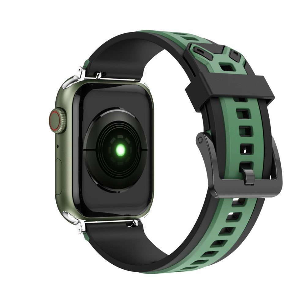 Vildt hårdfør Apple Watch Series 7 45mm Silikone Rem - Flerfarvet#serie_4