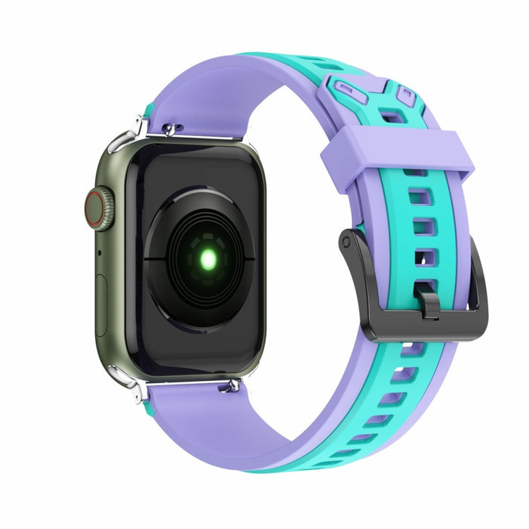 Vildt hårdfør Apple Watch Series 7 45mm Silikone Rem - Flerfarvet#serie_5