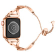 Tufft Apple Watch Series 7 45mm Metall och Strass Armband