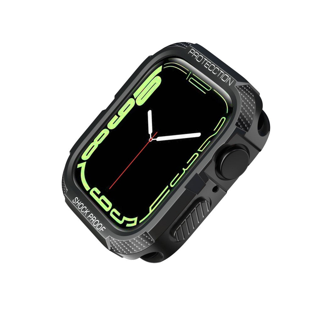 Apple Watch Series 7 45mm  Silikone Bumper  - Sølv#serie_1