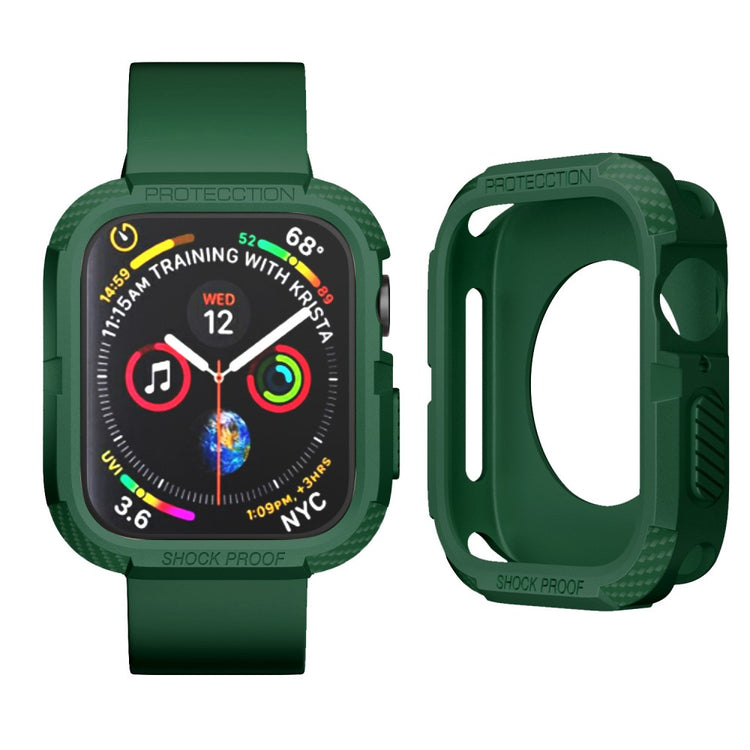 Apple Watch Series 7 45mm  Silikone Bumper  - Grøn#serie_2