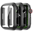 Hållbar Apple Watch Series 7 45mm Skal med Skärmskydd i Glas och Hårdplast