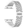 Tufft Apple Watch Series 7 45mm Metall och Strass Armband