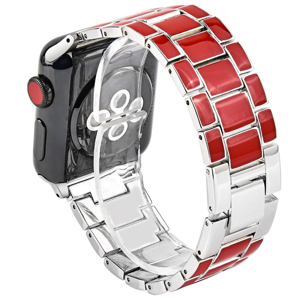 Mega flot Apple Watch Series 7 45mm Metal Rem - Flerfarvet#serie_5