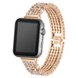 Skönt Apple Watch Series 7 45mm Metall och Strass Armband