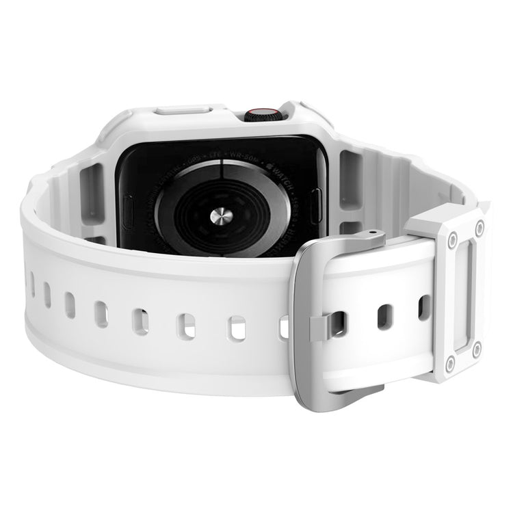 Gennemsigtig Apple Watch Series 7 45mm Silikone Urrem#serie_1