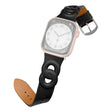 Slitstarkt Apple Watch Series 7 45mm Äkta läder Armband