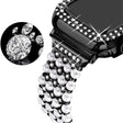 Eminent Apple Watch Series 7 45mm Metall och Strass Armband