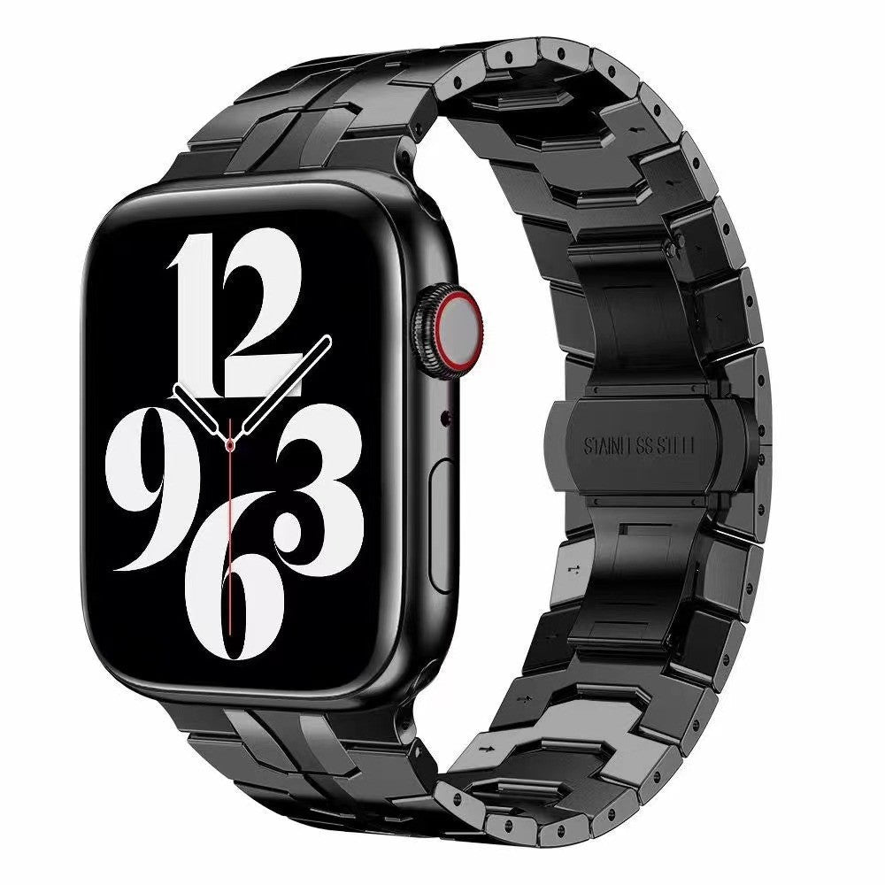 Super fed Apple Watch Series 7 41mm Metal Rem - Sort#serie_1