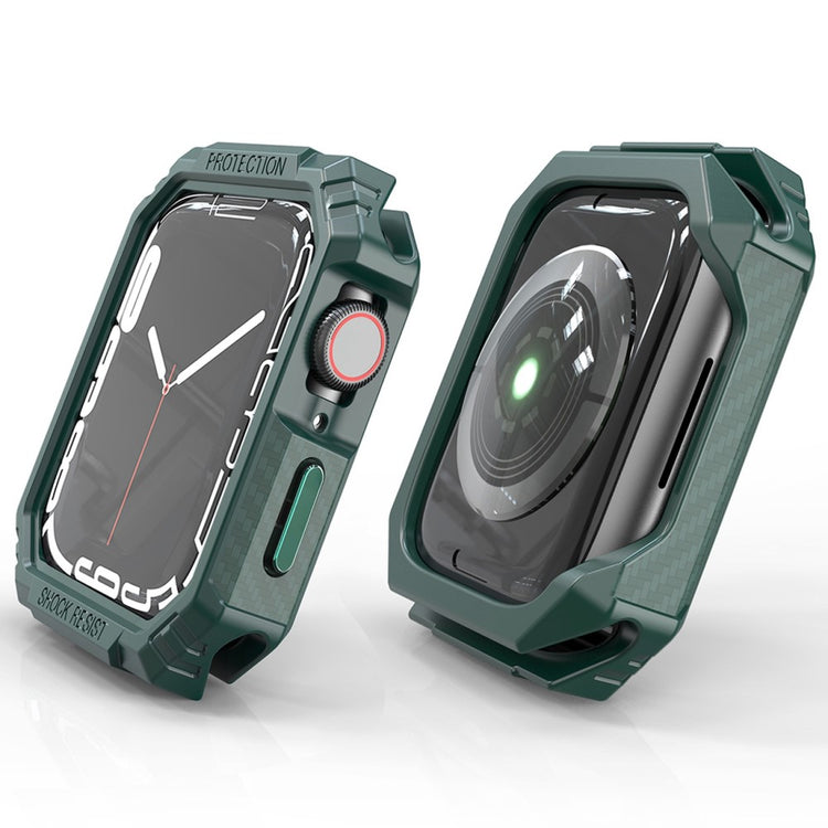 Apple Watch Series 7 45mm  Silikone Bumper  - Grøn#serie_4