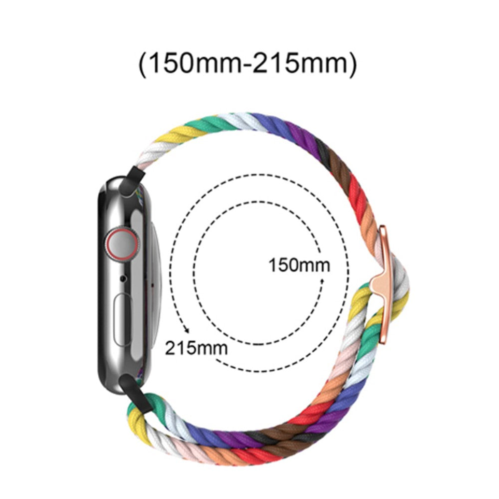 Mega godt Apple Watch Series 7 45mm Stof Urrem - Flerfarvet#serie_1