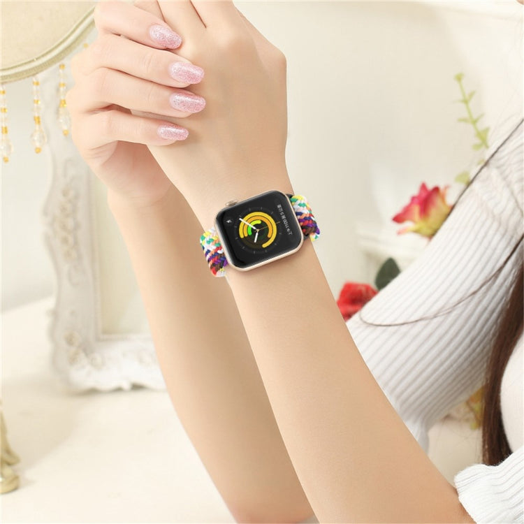 Mega godt Apple Watch Series 7 45mm Stof Urrem - Flerfarvet#serie_1
