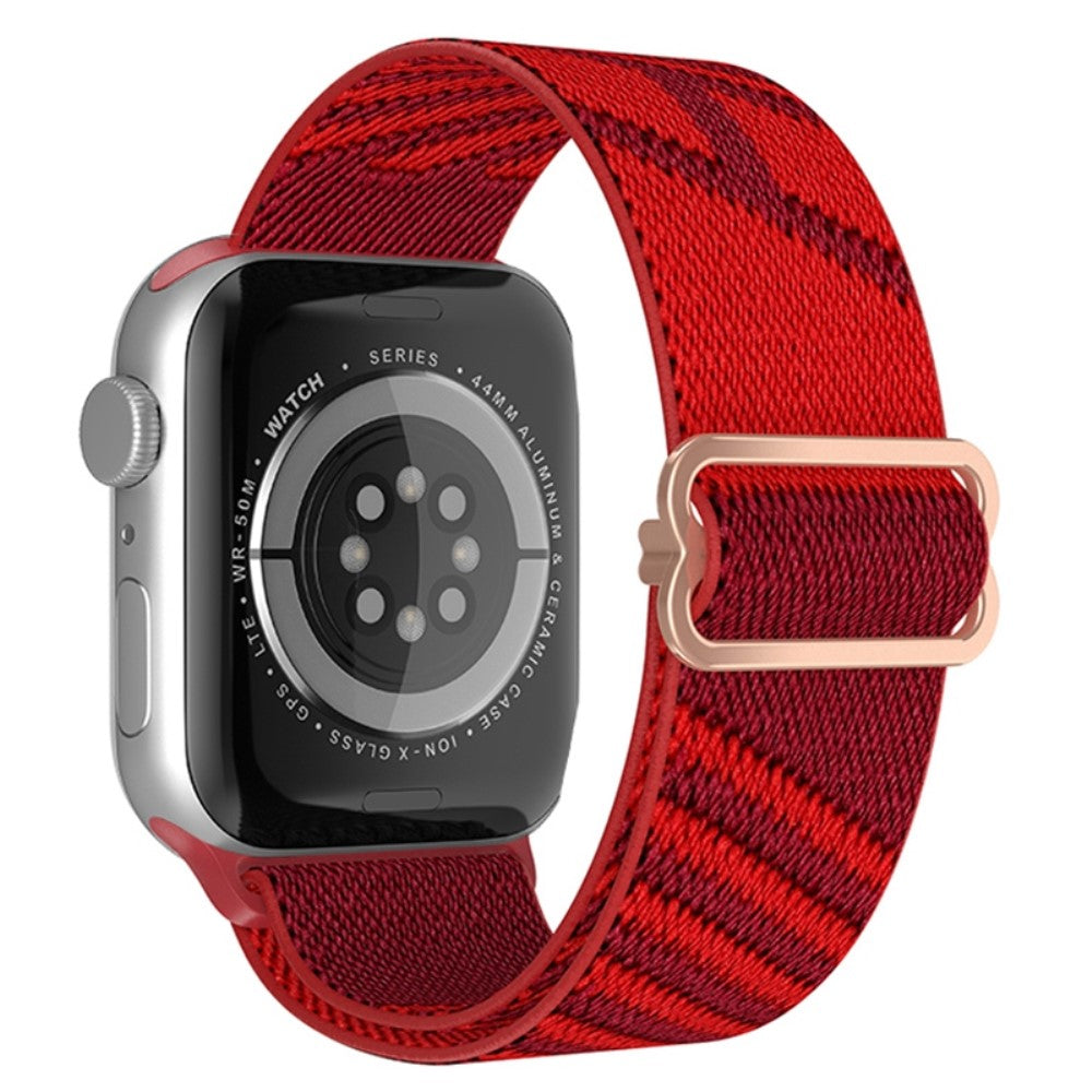 Vildt godt Apple Watch Series 7 45mm Nylon Rem - Rød#serie_1