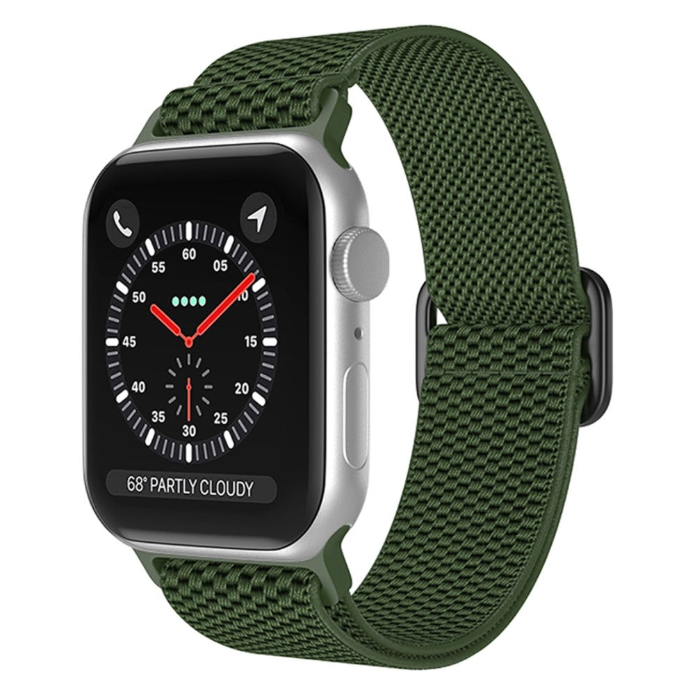 Vildt fantastisk Apple Watch Series 7 45mm Stof Urrem - Grøn#serie_11