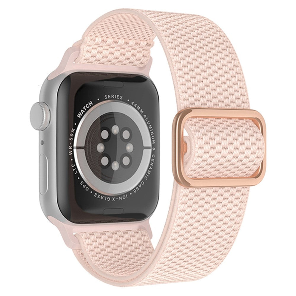 Solid Apple Watch Series 7 45mm Nylon Rem - Pink#serie_4