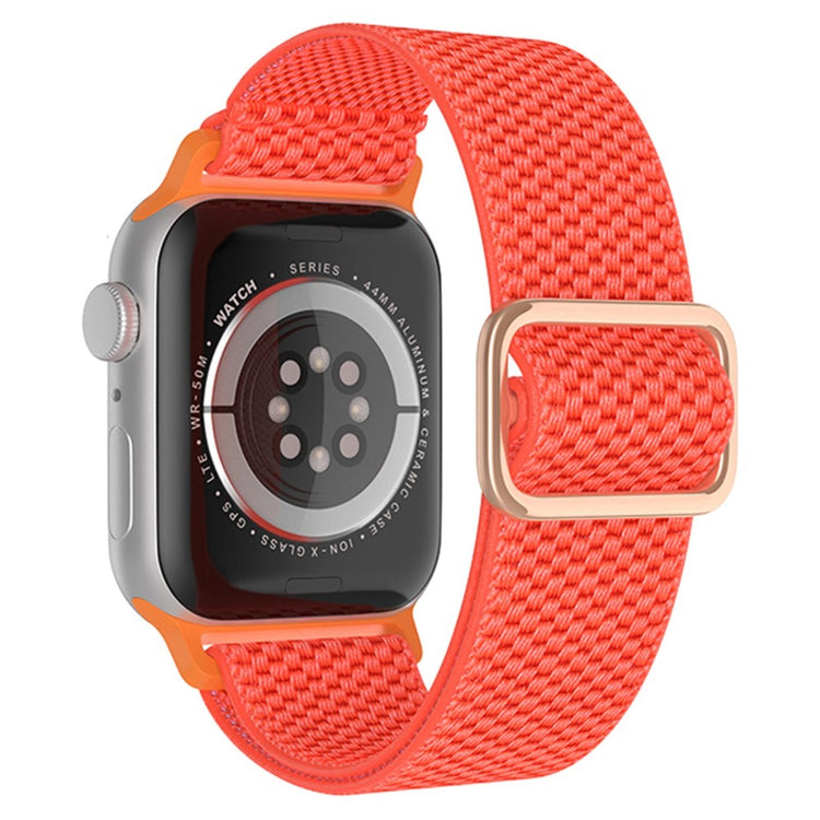 Solid Apple Watch Series 7 45mm Nylon Rem - Orange#serie_7