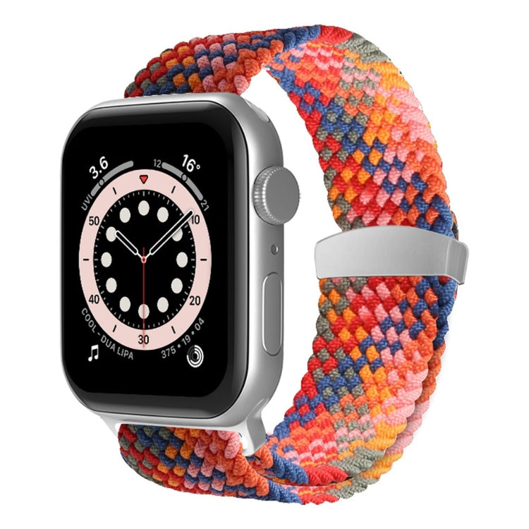 Helt vildt komfortabel Apple Watch Series 7 45mm Stof Urrem - Flerfarvet#serie_1