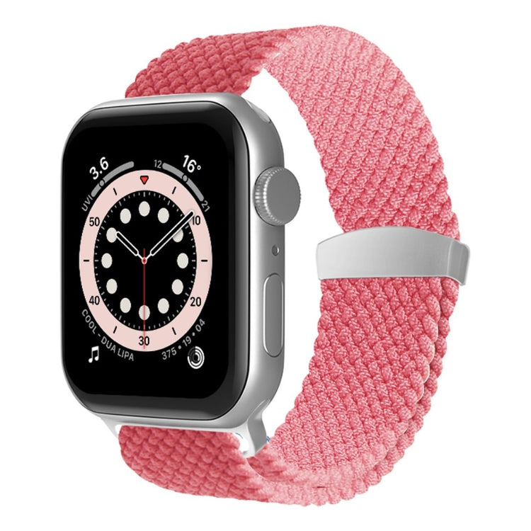 Helt vildt komfortabel Apple Watch Series 7 45mm Stof Urrem - Pink#serie_2