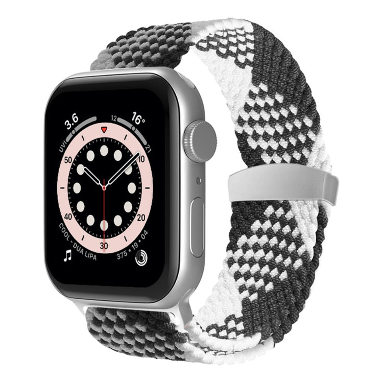 Helt vildt komfortabel Apple Watch Series 7 45mm Stof Urrem - Sort#serie_5