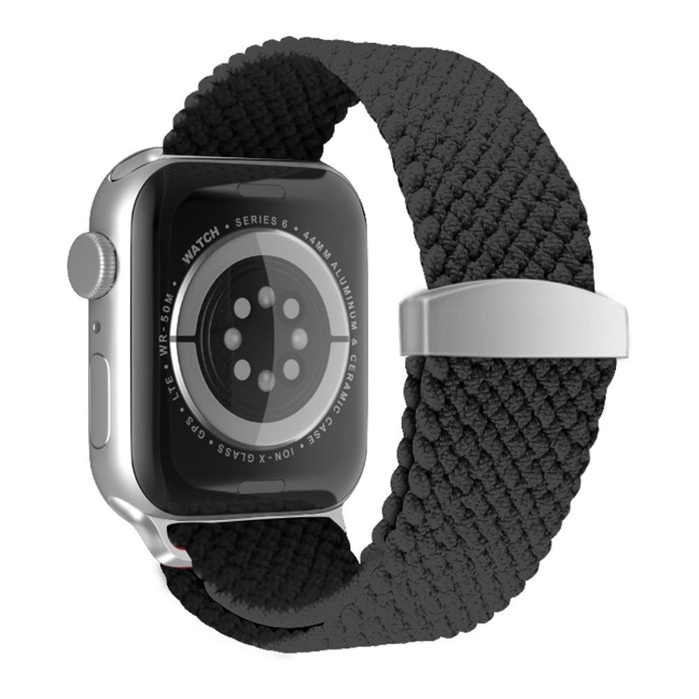 Sejt Apple Watch Series 7 45mm Nylon Rem - Sort#serie_6