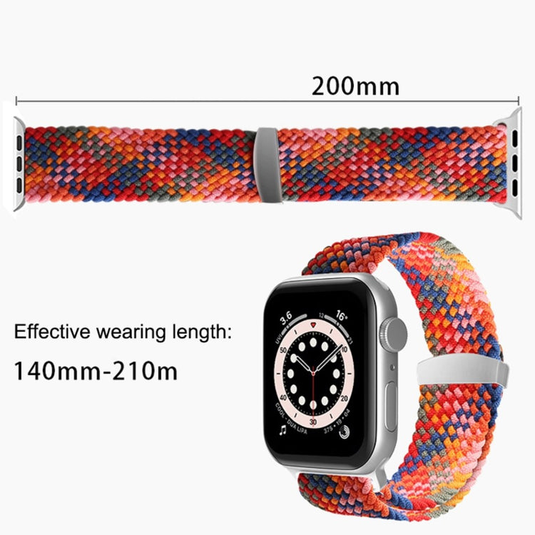 Helt vildt komfortabel Apple Watch Series 7 45mm Stof Urrem - Rød#serie_7