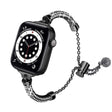 Coolt Apple Watch Series 7 45mm Metall och Strass Armband