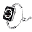 Fint Apple Watch Series 7 45mm Metall och Strass Armband