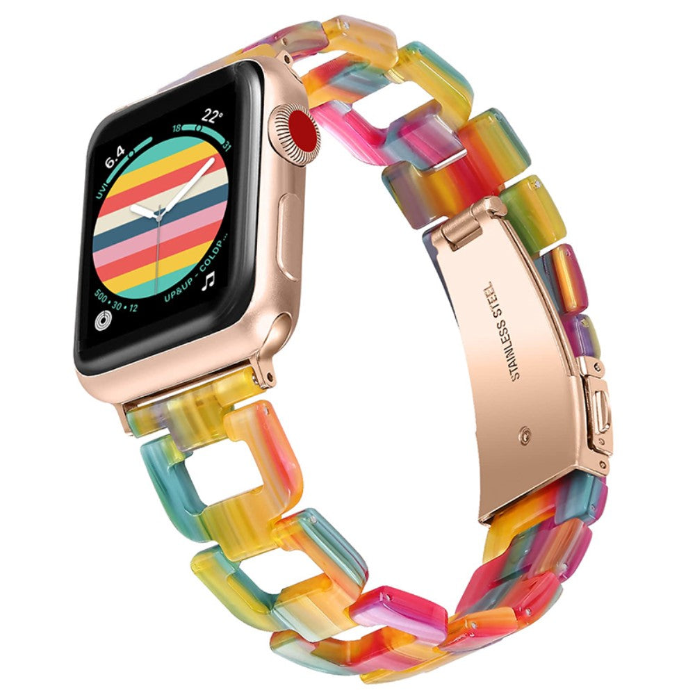 Super kønt Apple Watch Series 7 45mm  Rem - Flerfarvet#serie_1