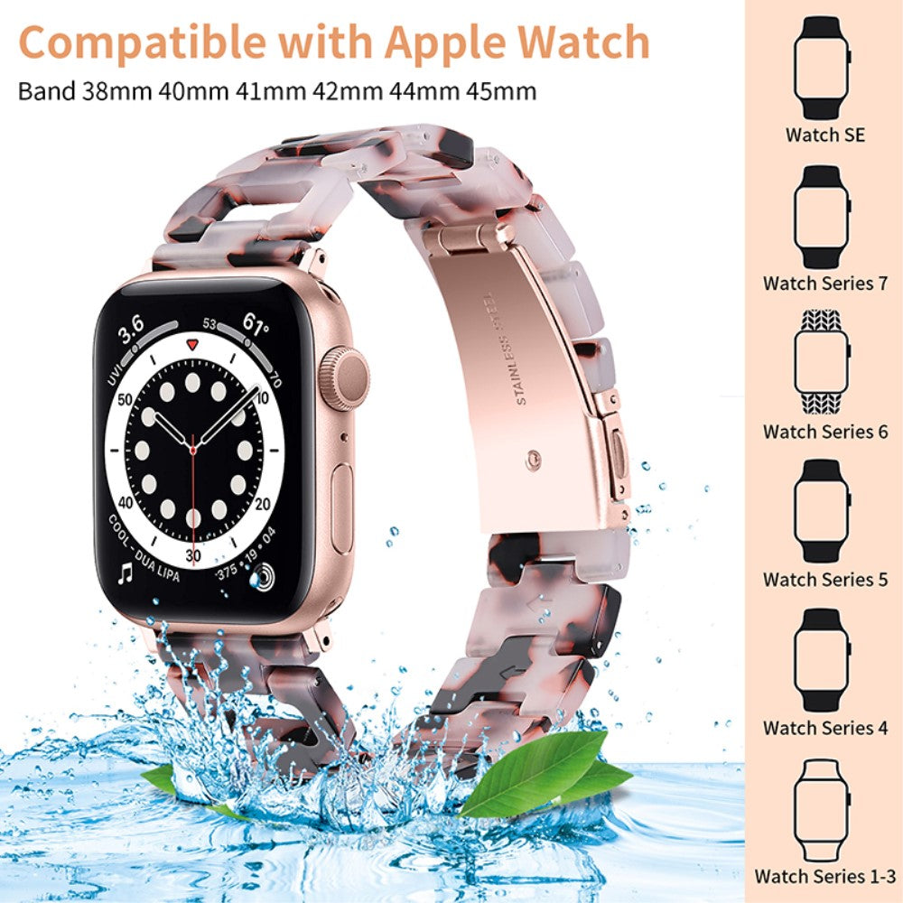 Elegant Apple Watch Series 7 45mm  Urrem - Pink#serie_4