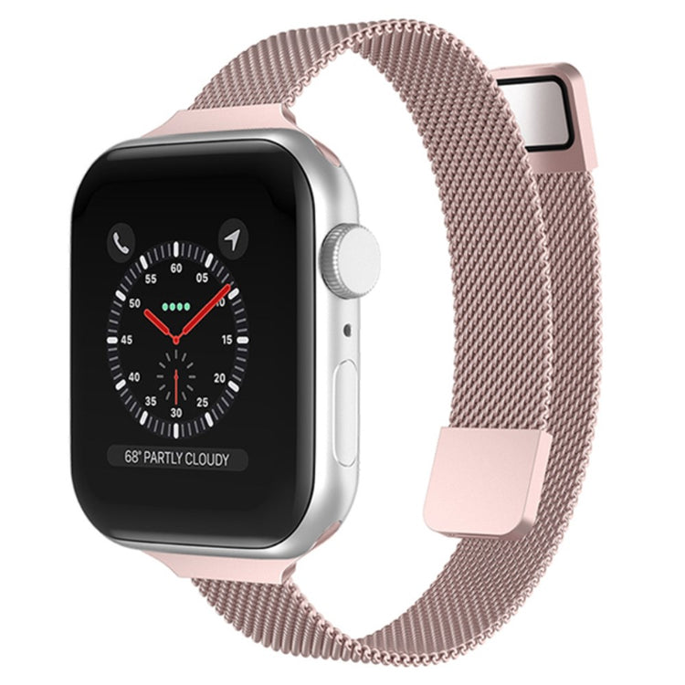 Helt vildt smuk Apple Watch Series 7 45mm Metal Urrem - Pink#serie_6