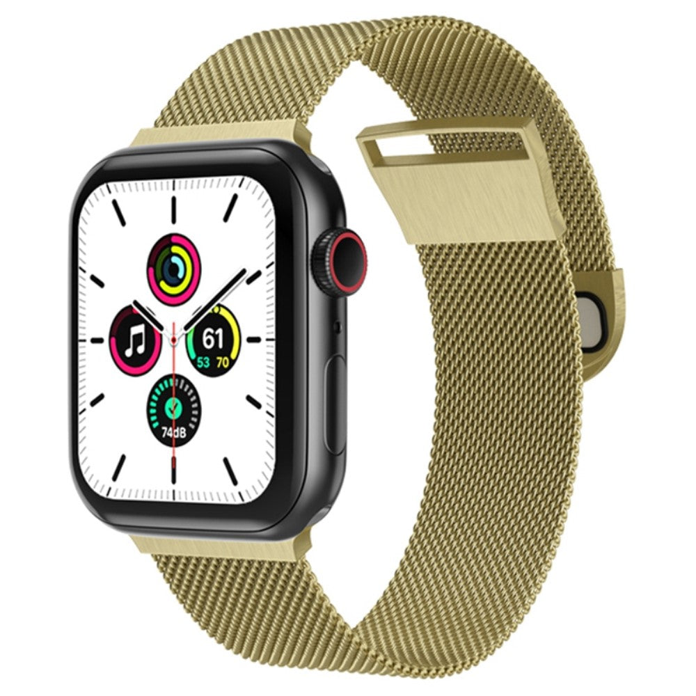 Vildt pænt Apple Watch Series 7 45mm Metal Urrem - Guld#serie_4