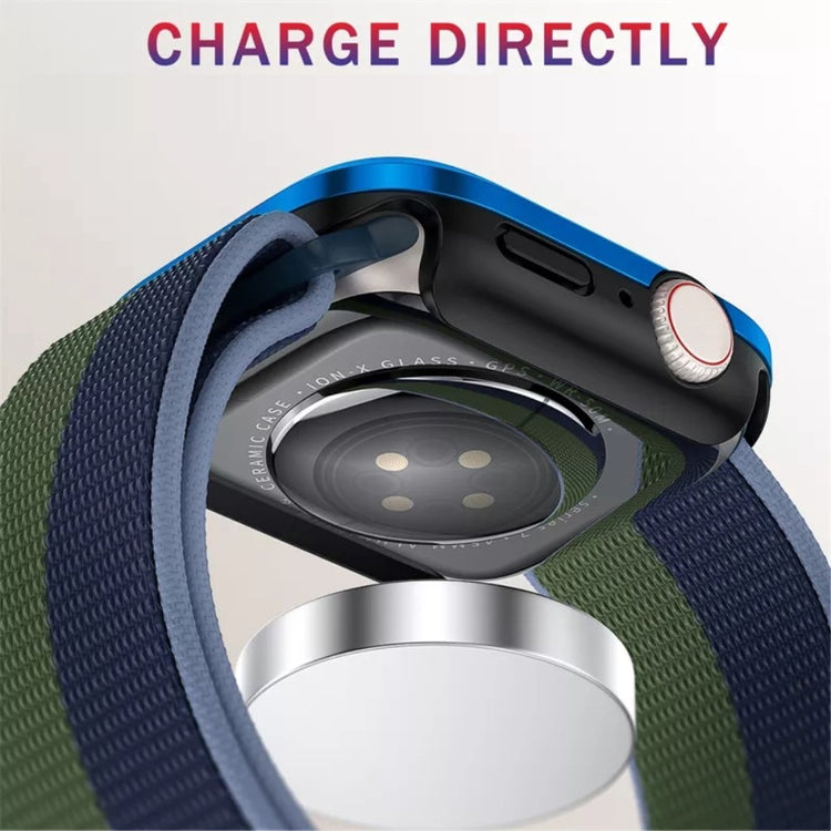 Apple Watch Series 7 45mm  Metal og Silikone Bumper  - Flerfarvet#serie_2