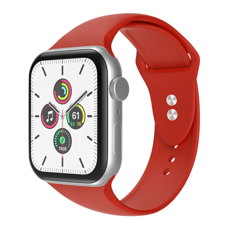 Vildt flot Universal Apple Silikone Urrem - Rød#serie_11