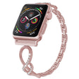 Hållbart Universell Apple Metall och Strass Armband