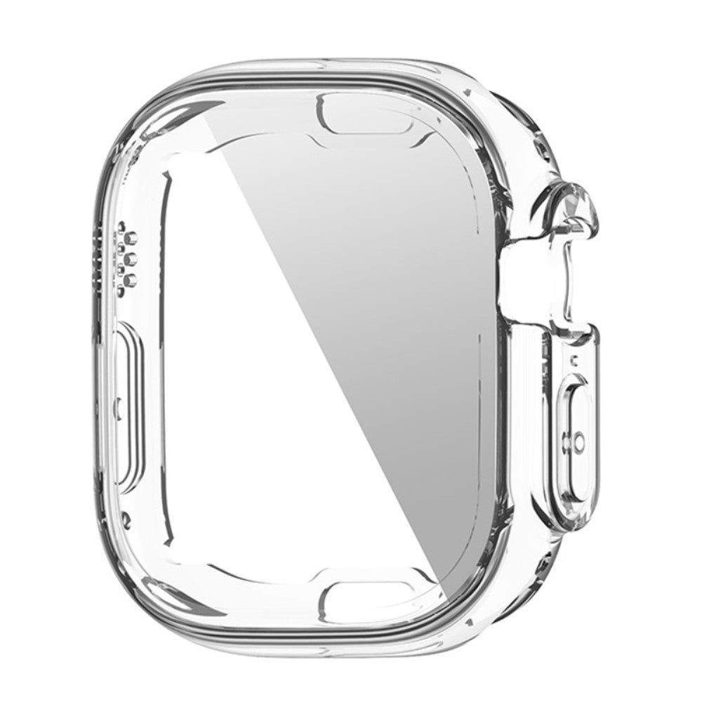 Alle Tiders Apple Watch Ultra Cover med Skærmbeskytter i Silikone - Gennemsigtig#serie_3