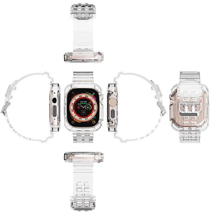 Helt vildt elegant Apple Watch Ultra Silikone Rem - Sort#serie_3