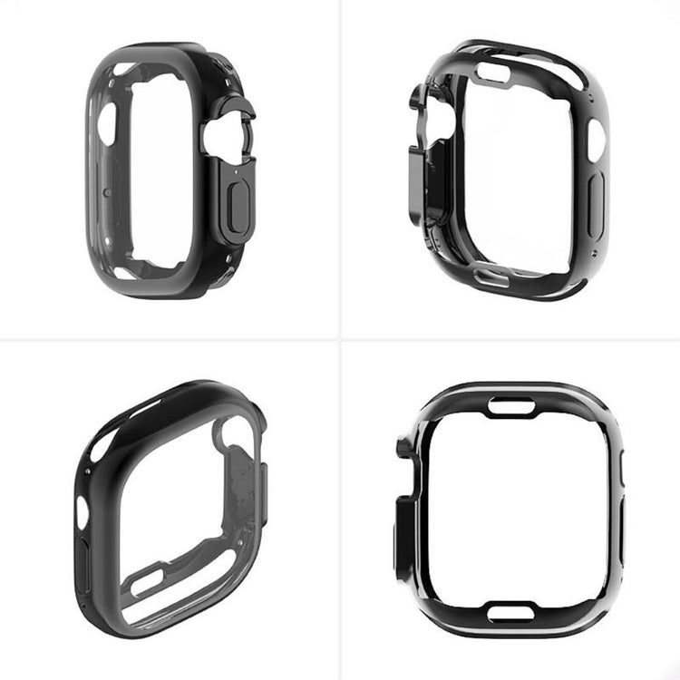 Mega Fint Apple Watch Ultra Silikone Cover - Sort#serie_11