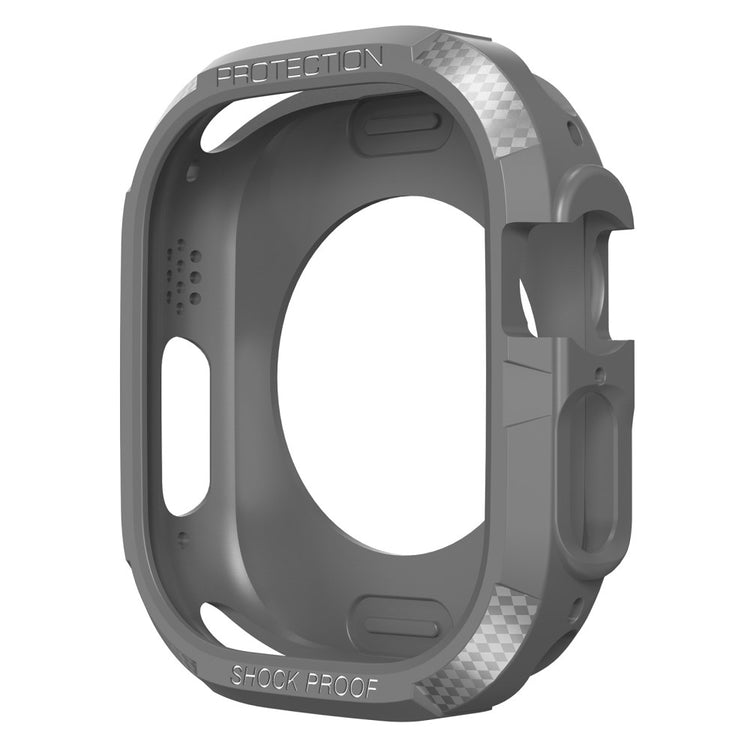 Apple Watch Series 8 (41mm) Beskyttende Silikone Bumper  - Sølv#serie_3