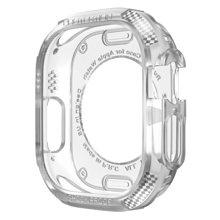 Apple Watch Series 8 (41mm) Beskyttende Silikone Bumper  - Gennemsigtig#serie_4