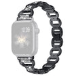 Oerhört hållbart Universell Apple Metall och Strass Armband