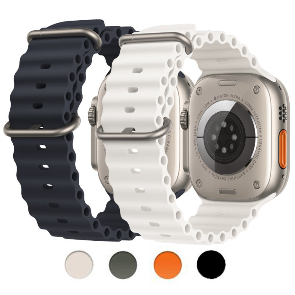 Super sejt Universal Apple Silikone Rem - Blå#serie_3