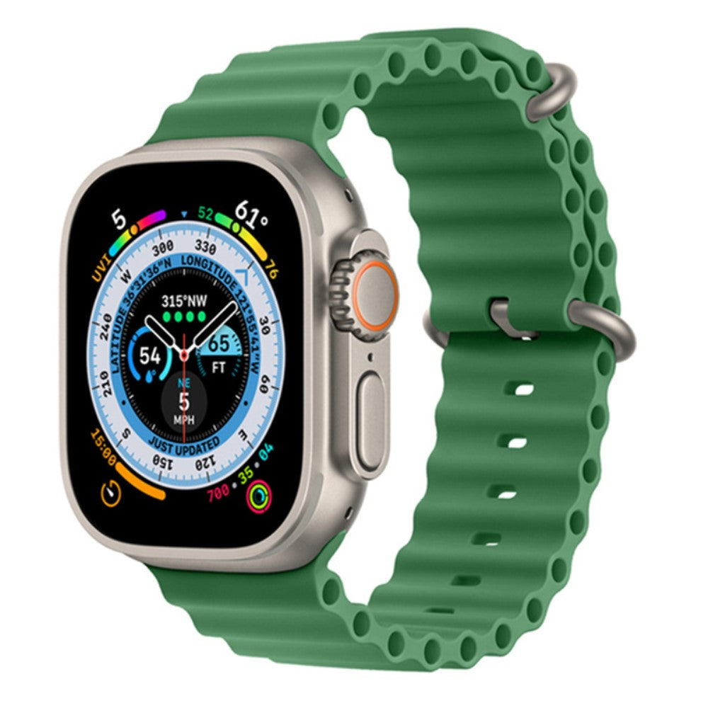 Super sejt Universal Apple Silikone Rem - Grøn#serie_4
