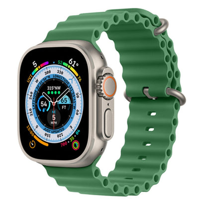 Super sejt Universal Apple Silikone Rem - Grøn#serie_4