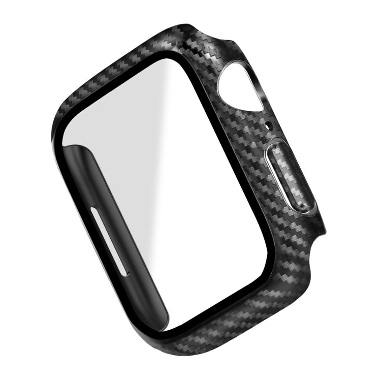 Meget Fed Apple Watch Series 8 (41mm) / Apple Watch Series 7 41mm Cover med Skærmbeskytter i Plastik og Hærdet Glas - Sort#serie_109