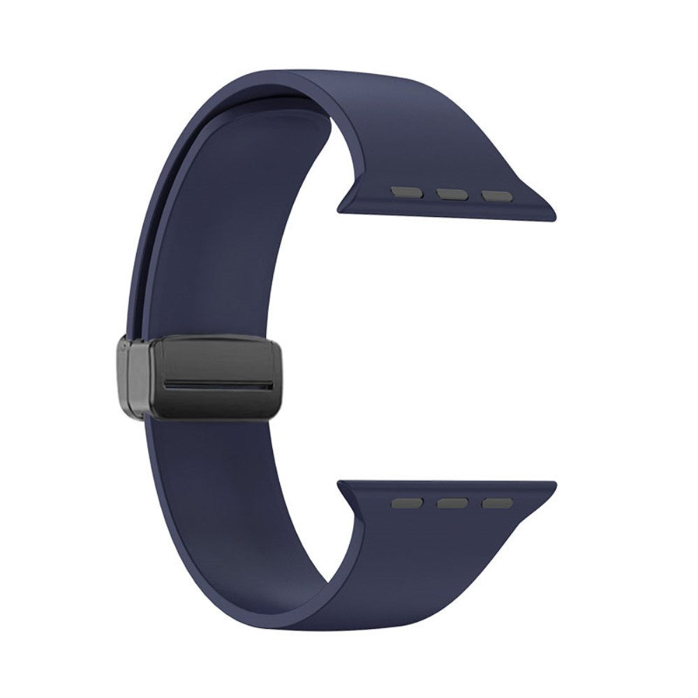 Meget Smuk Silikone Universal Rem passer til Apple Smartwatch - Blå#serie_11