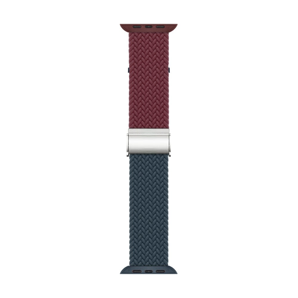 Tidsløst Nylon Universal Rem passer til Apple Smartwatch - Blå#serie_1