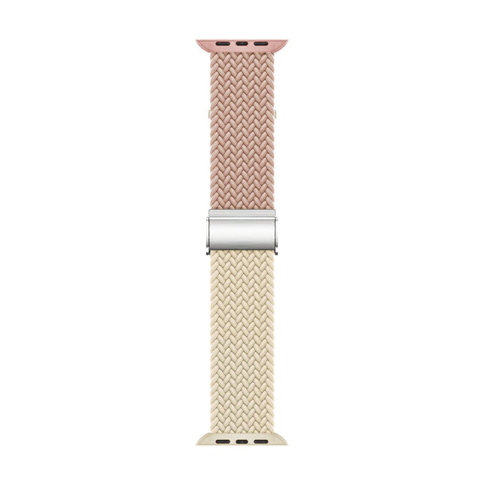 Tidsløst Nylon Universal Rem passer til Apple Smartwatch - Brun#serie_9