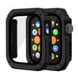 Hård Apple Watch Series 8 (45mm) / Apple Watch Series 7 45mm Universell Skal med Skärmskydd i Glas och Hårdplast