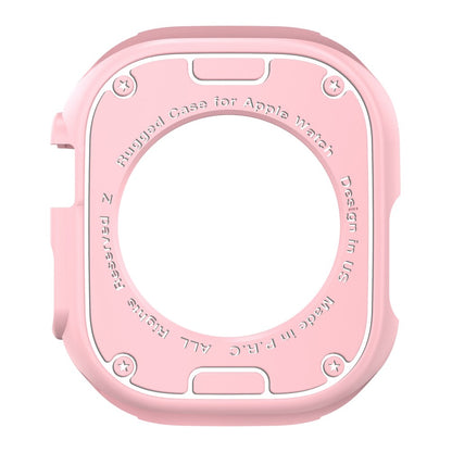 Apple Watch Series 8 (45mm) / Apple Watch Series 7 45mm Beskyttende Silikone Bumper  - Pink#serie_5