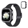 Apple Watch Series 8 (45mm) / Apple Watch Series 7 45mm Metall, Hårdplast och Strass Armband